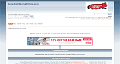 Desktop Screenshot of canadianracingonline.com